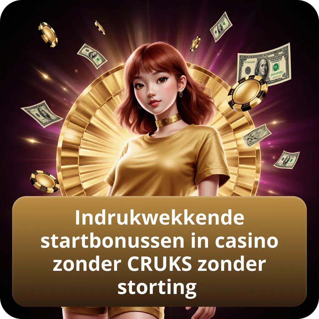 Indrukwekkende startbonussen in casino zonder CRUKS zonder storting