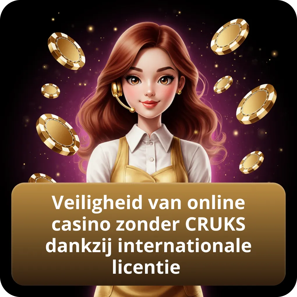 Veiligheid van online casino zonder CRUKS dankzij internationale licentie